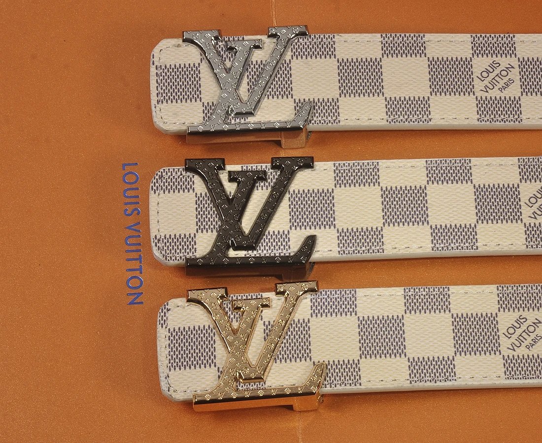 Louis Vuitton x fragment design Monogram Eclipse Belt Black - 7