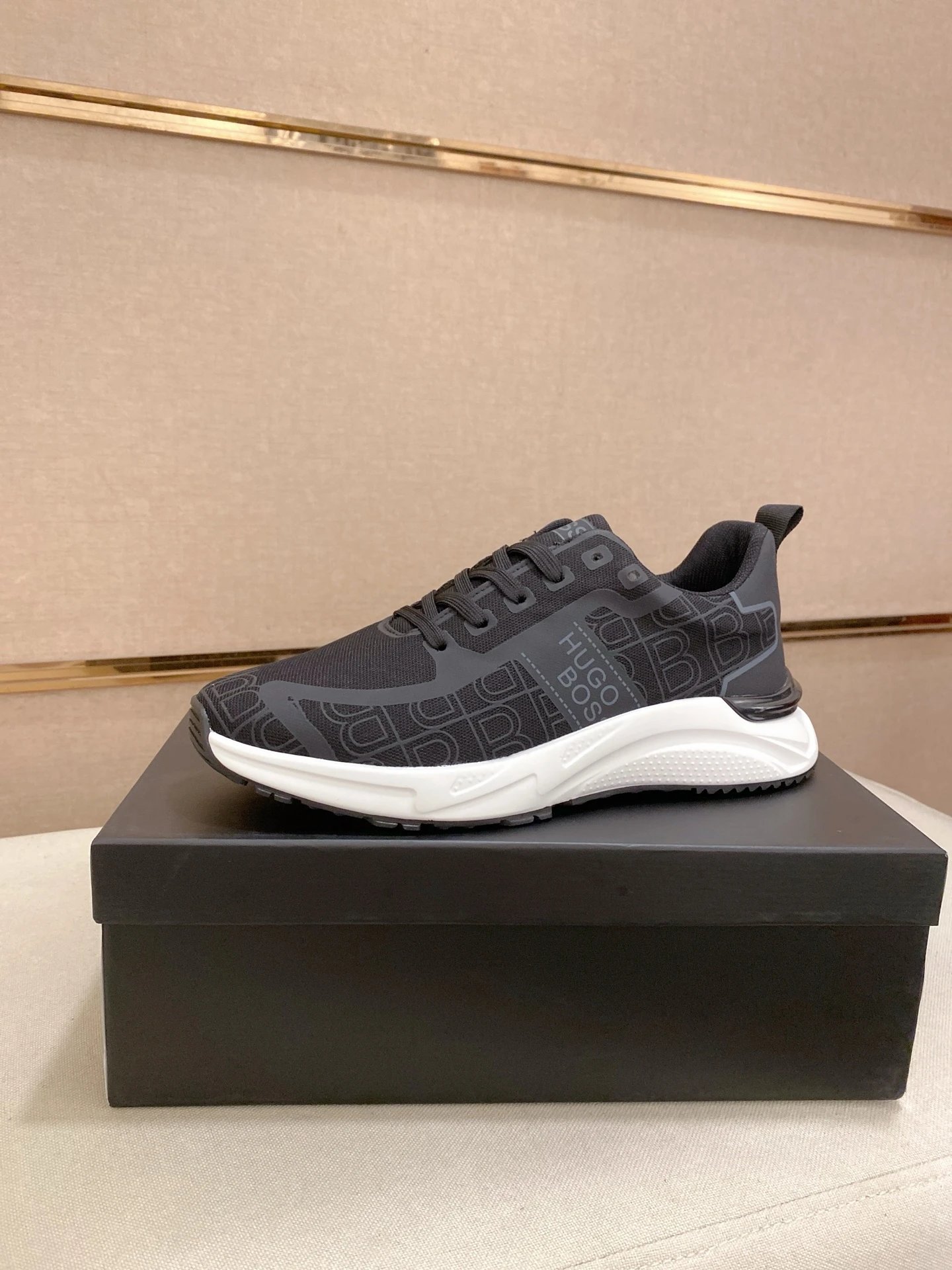 Hugo Boss Rapid Runner Black Silver