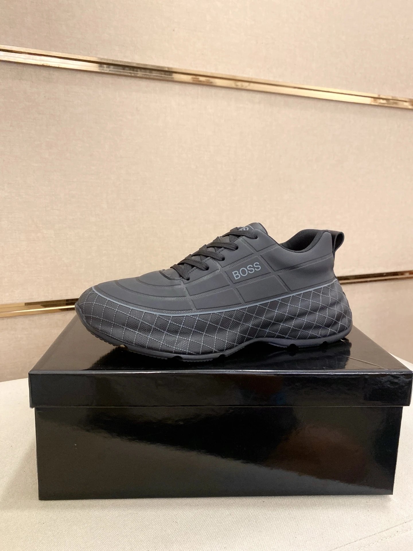 Hugo Boss Cosmo Runner White Grid
