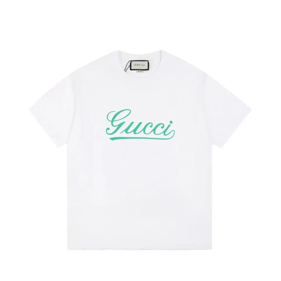 Gucci Script Logo Tee White