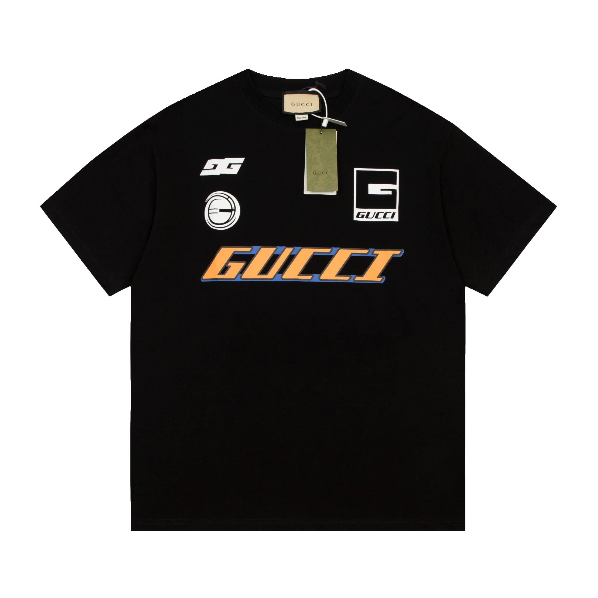 Gucci Racing Multi-Logo Tee Black