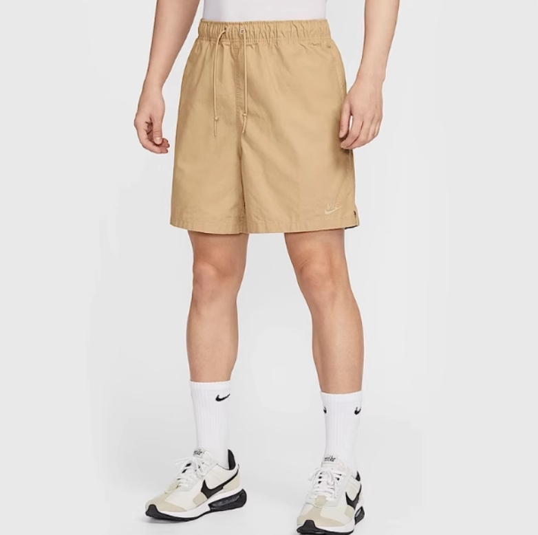 Nike Sportswear Woven Flow Shorts Khaki