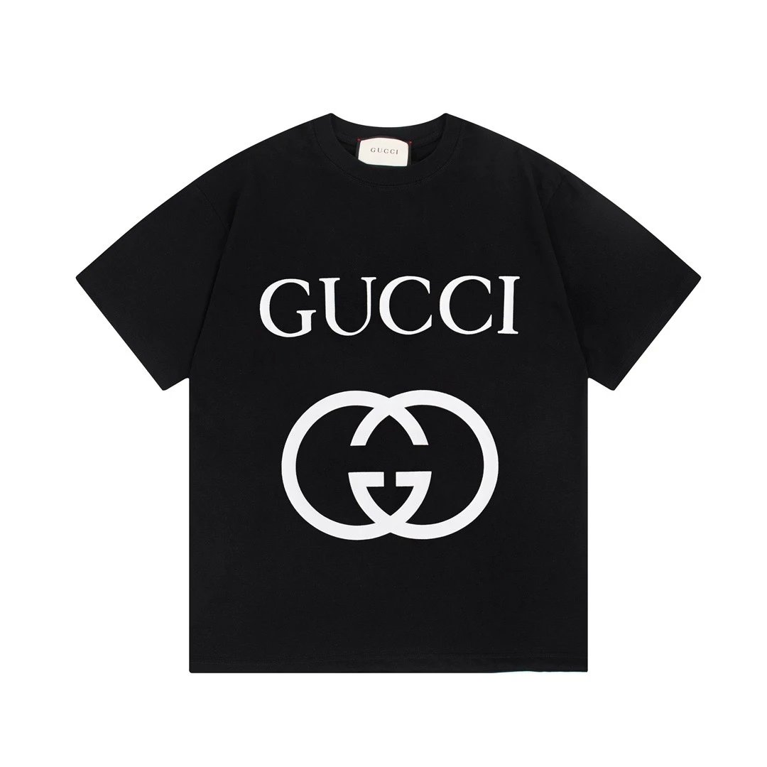 Gucci Oversize GG Interlocking Logo Tee Black