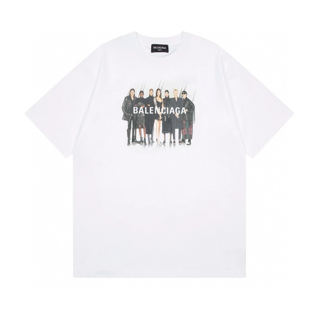 Balenciaga Runway Group Photo Tee White