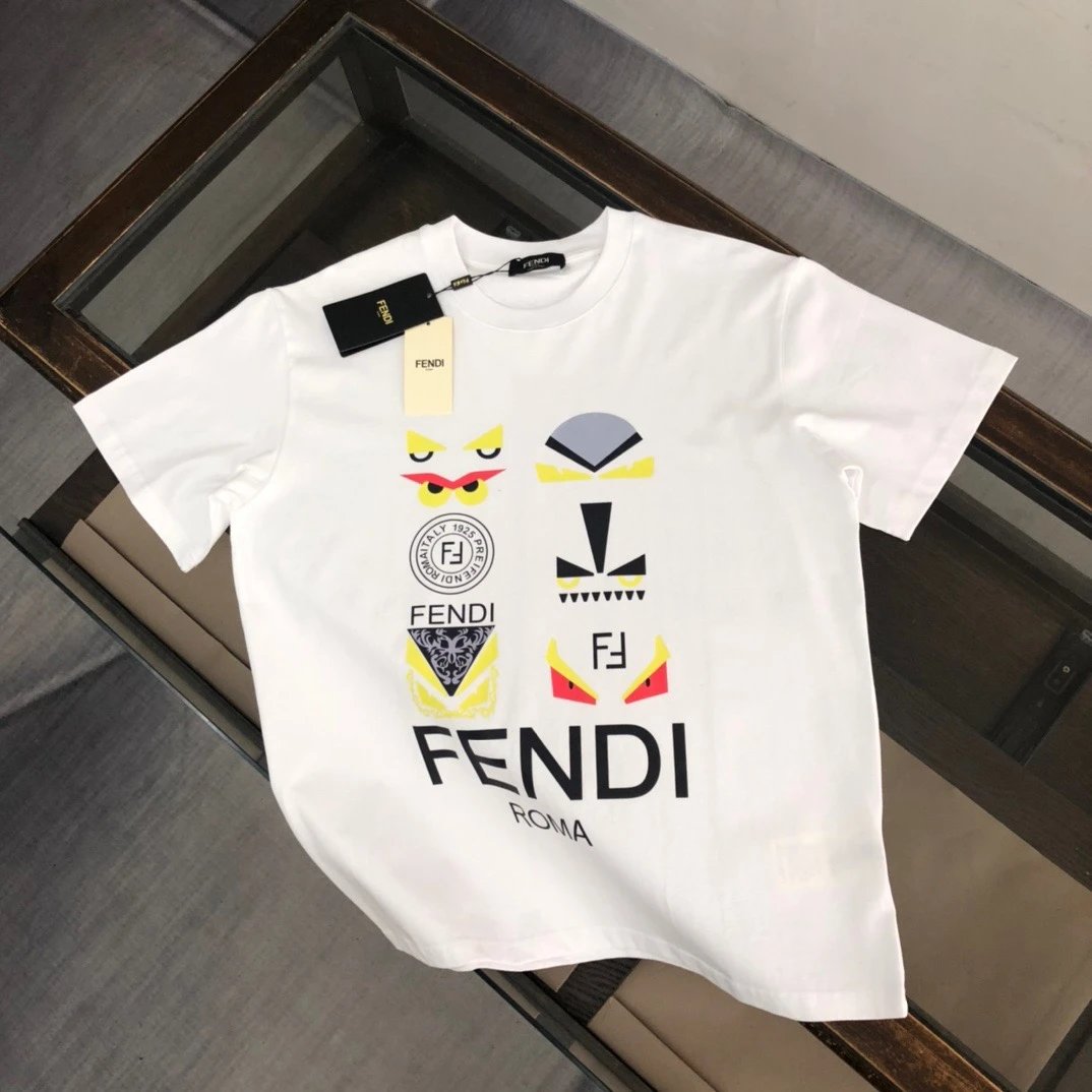 Fendi Monster Eyes Tee White