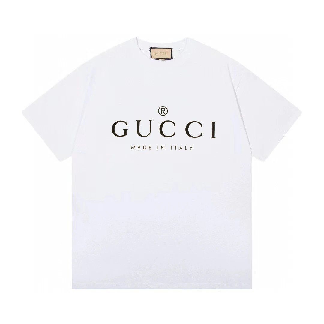 Gucci Made In Italy Logo Tee White