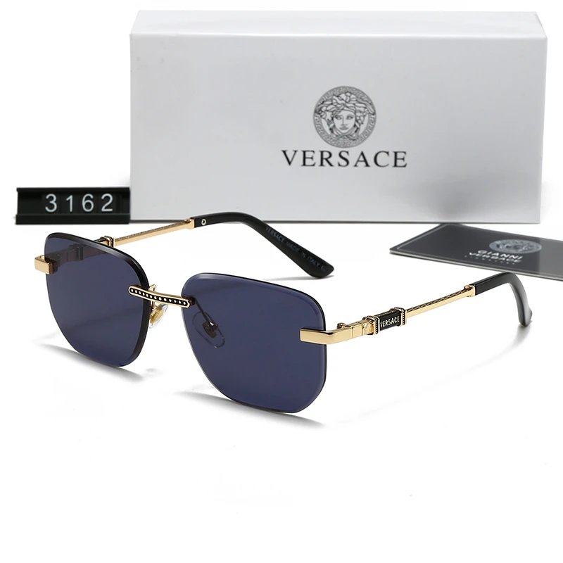 Gucci GG2306S Rectangle Sunglasses White Frame Grey Lens