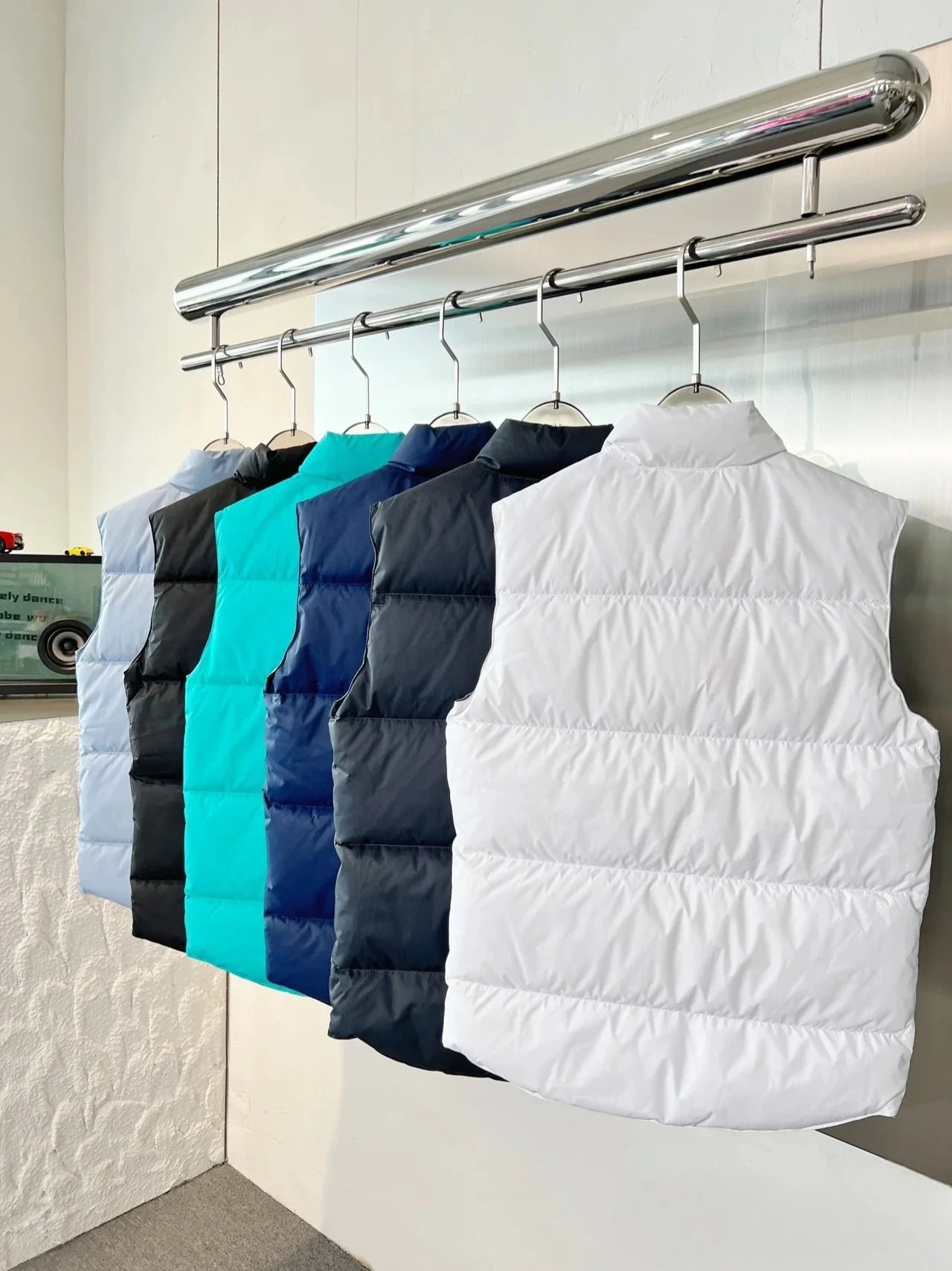 [DX52-3] autumn and winter vest jacket jacket men and women wear thick warm