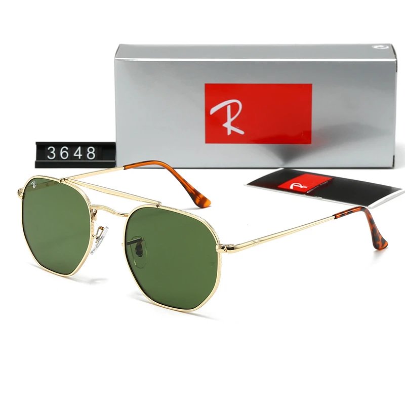 Design Wayfarer-Style Brown Sunglasses - 5