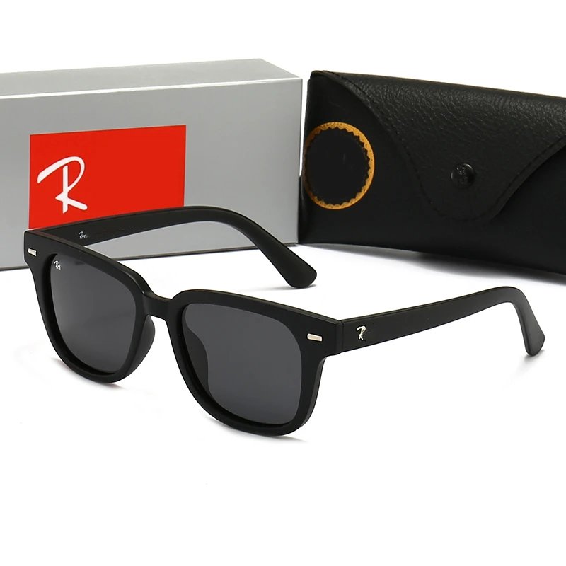 Burberry BE6102 Oversized Square Sunglasses Red Frame Brown Lens