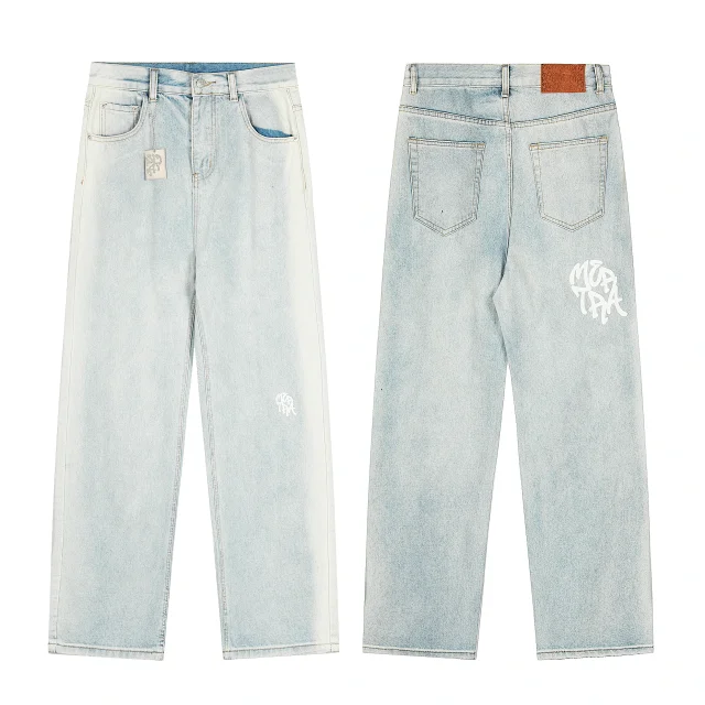 Unbranded Jeans DX 209 Wide-Leg Graphic product detail image 4