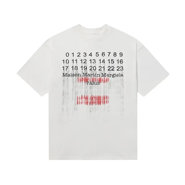 Maison Margiela T-Shirts Numeric Graphic Print product detail image 6