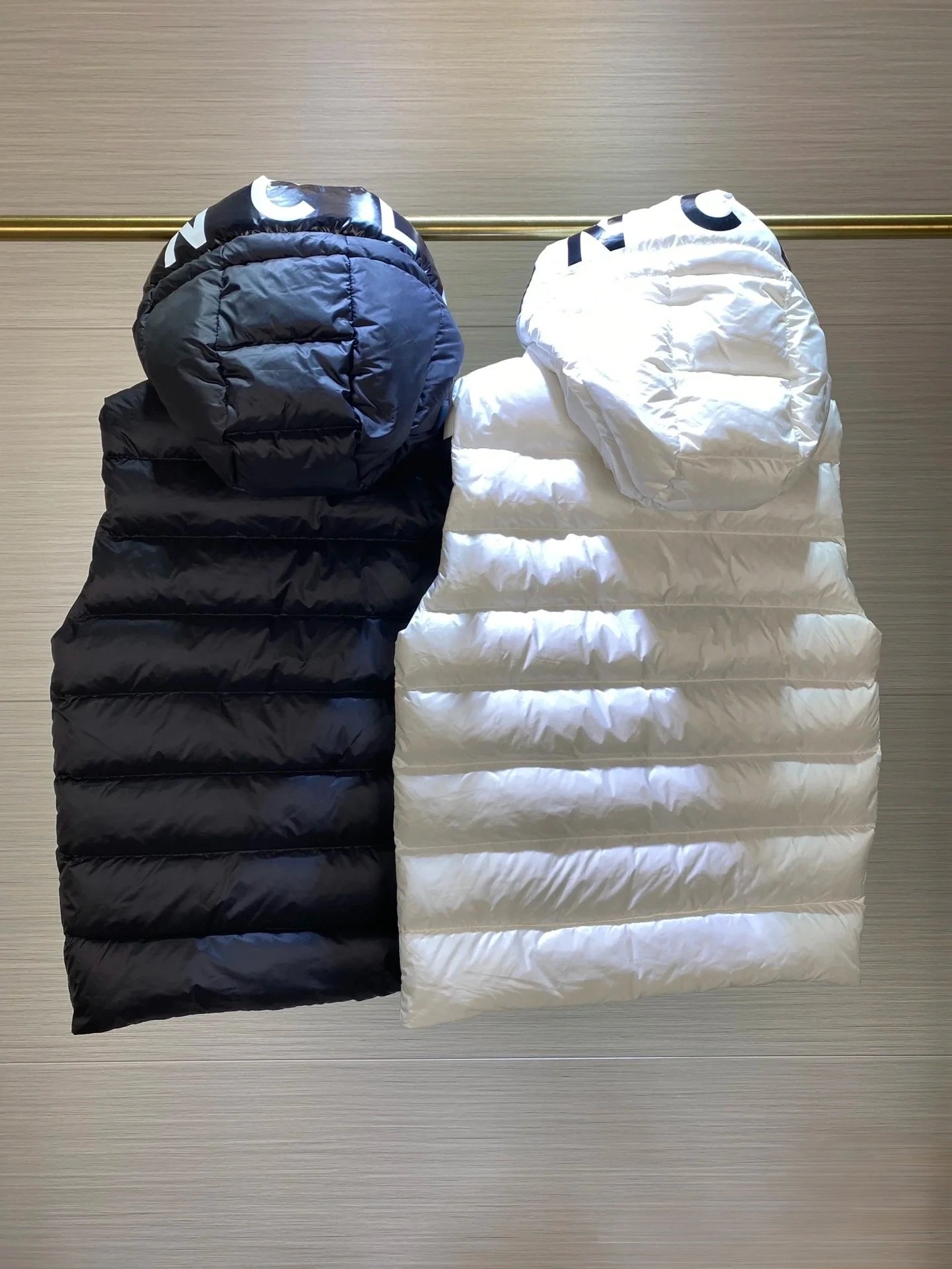 Moncler Hooded Down Vest Black Outerwear.vest - 6