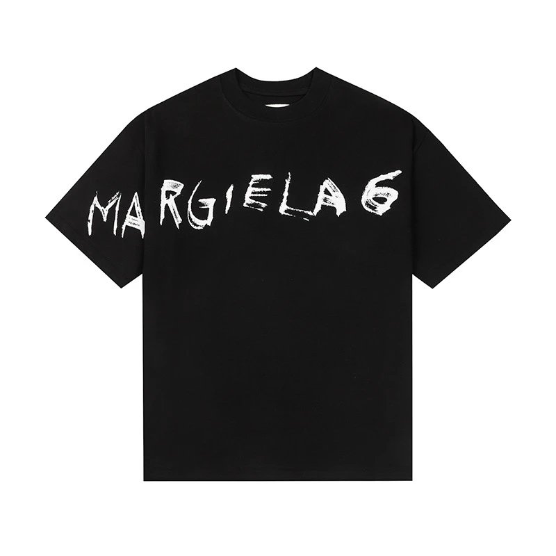 MM6 Maison Margiela Graffiti Logo Tee Black