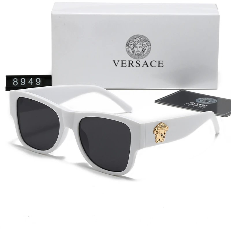 Versace VE5171 Oversized Square Sunglasses Black Grey