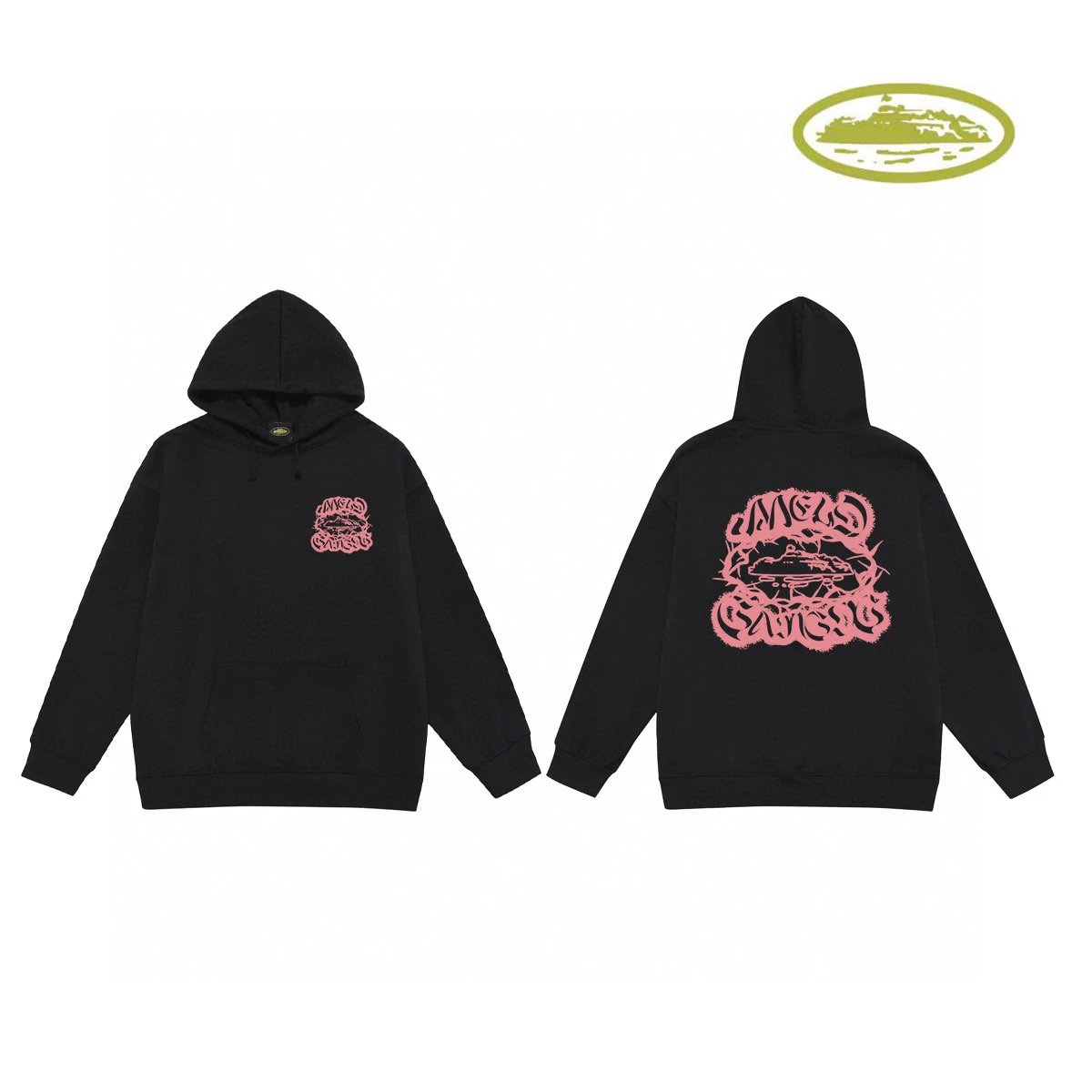 Corteiz Logo Hoodie Gray - 9