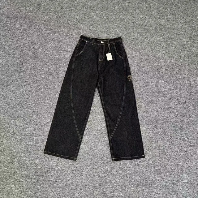 Unbranded Jeans DX 209 Wide-Leg Graphic product detail image 2