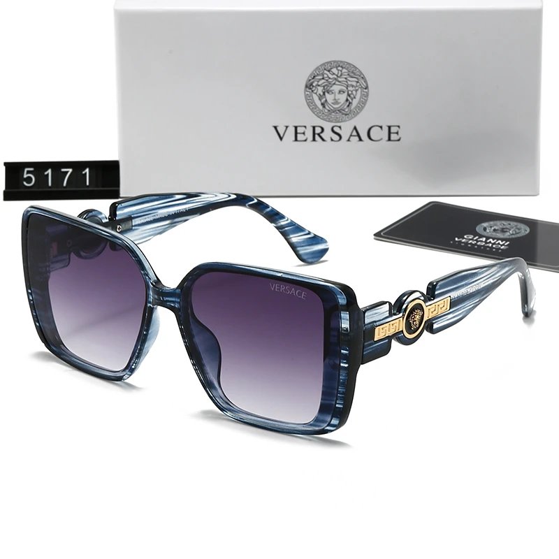 Versace VE4474 Rectangular Sunglasses Black Grey