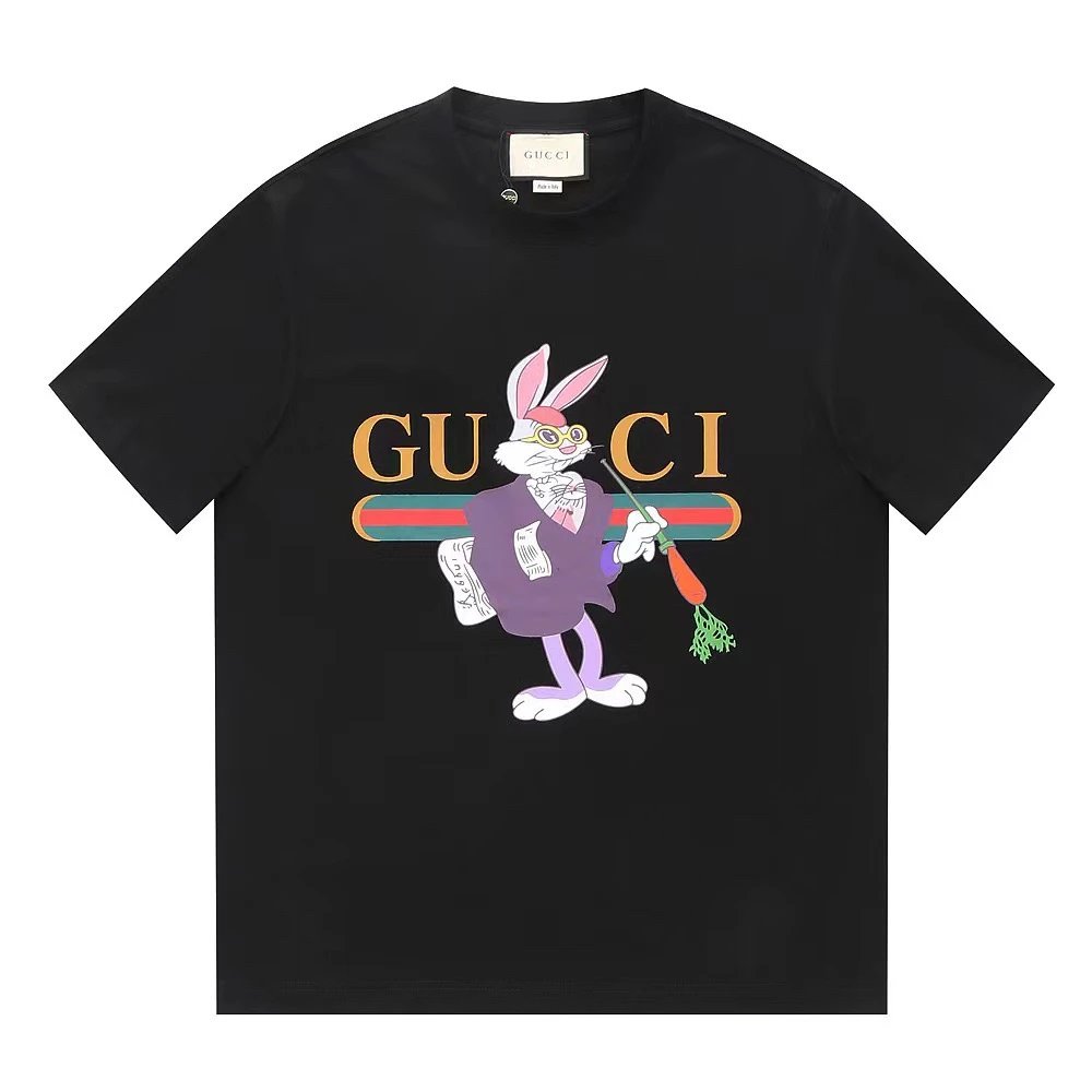 Gucci Mushroom Print T-Shirt Beige - 4