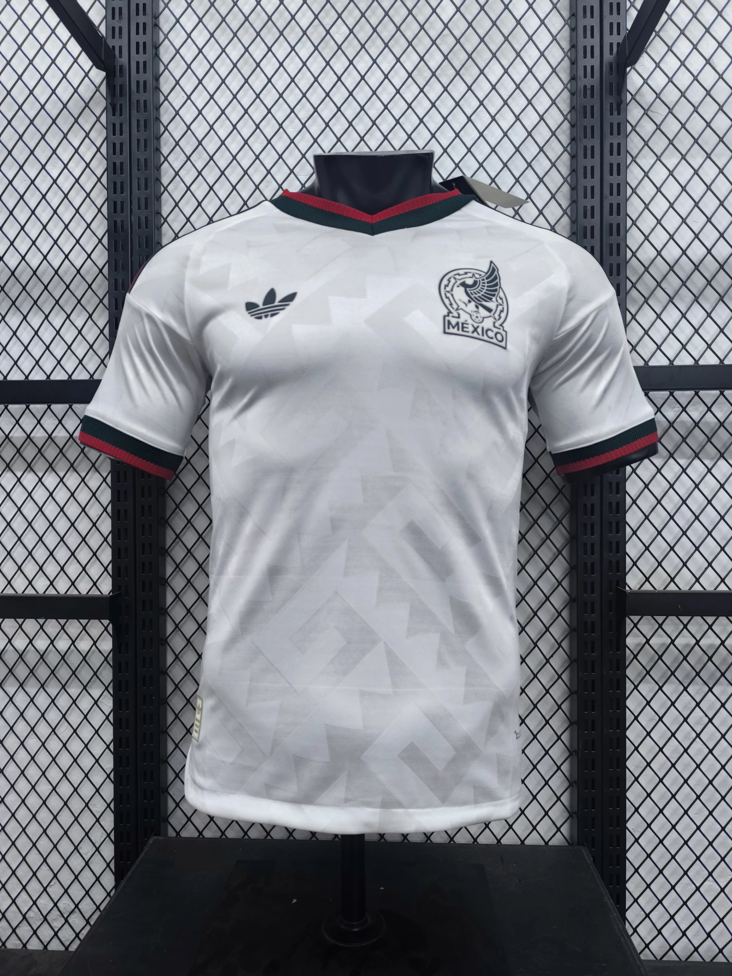 Adidas White Mexico Short Sleeve Jersey