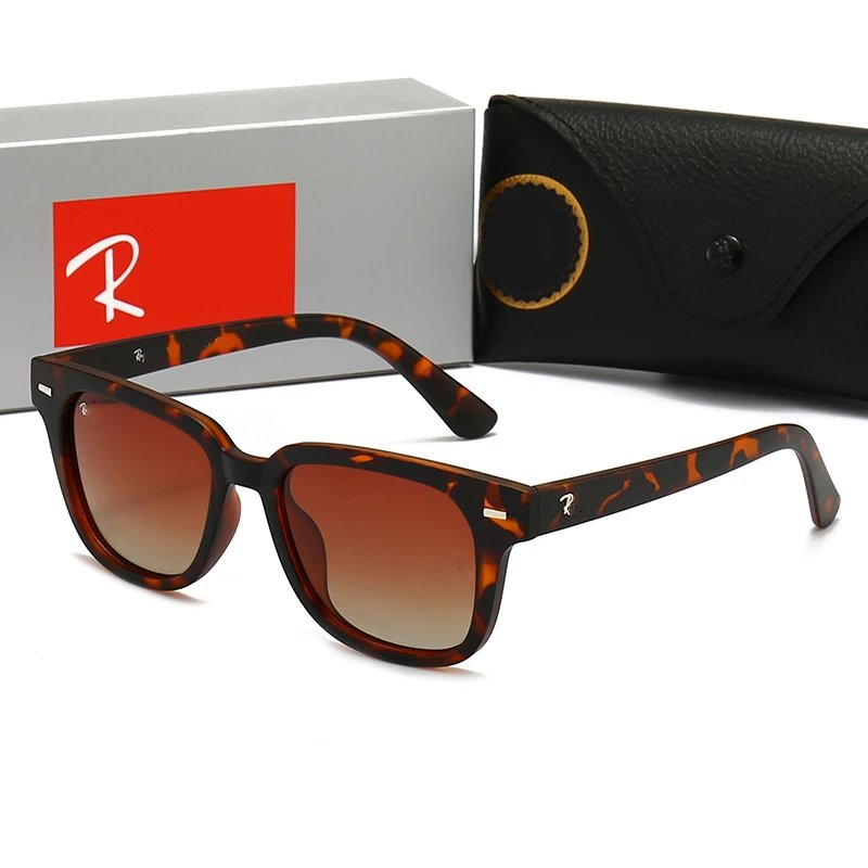 Burberry BE6102 Oversized Square Sunglasses Black Frame Grey Lens
