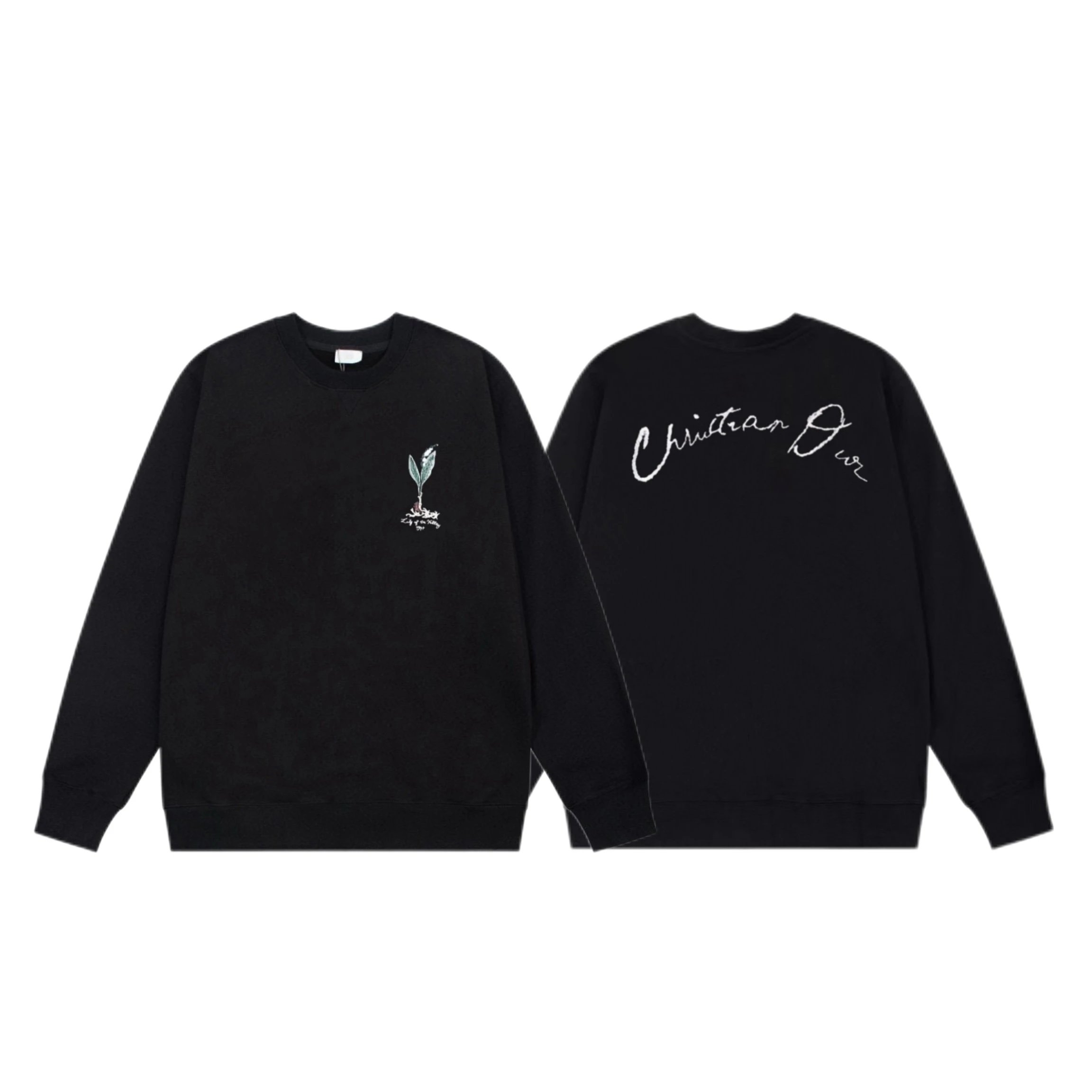 Dior Oblique Patchwork Logo Black Hoodie - 10