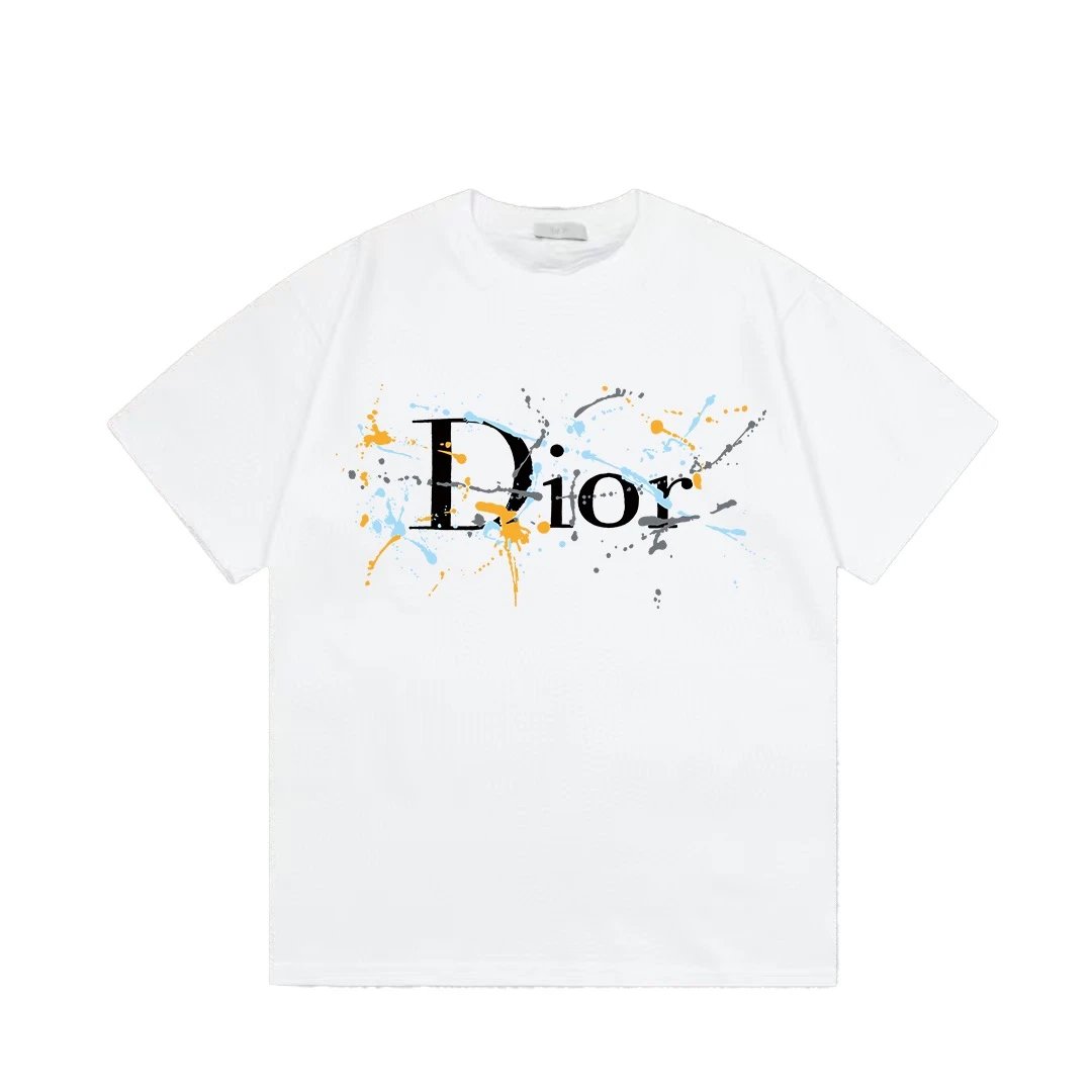 Dior Oblique Stripe Logo Black T-Shirt - 12