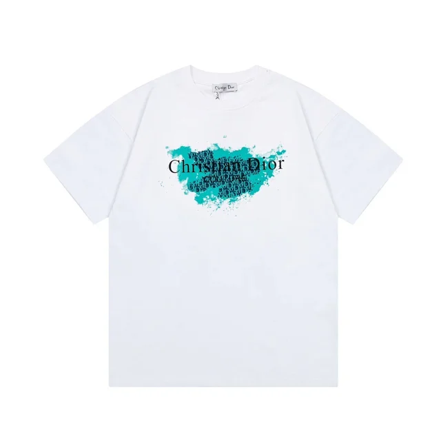 Dior T-Shirts Short-sleeve graphic logo T-shirt product detail image 5