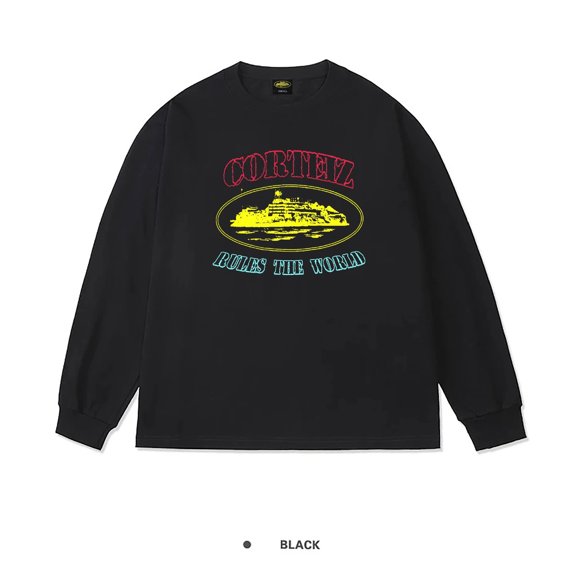 Cortez Long Sleeve Tee Black Multi