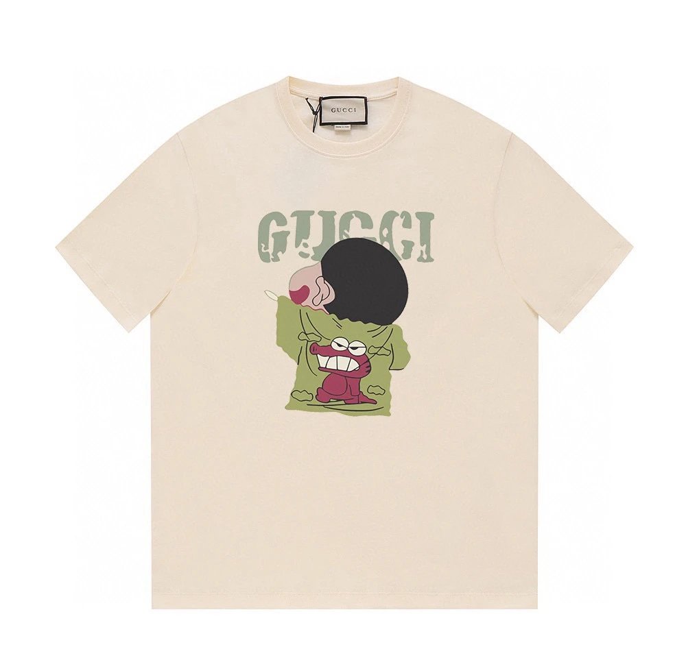 Gucci Cartoon Character Graphic Tee Cream