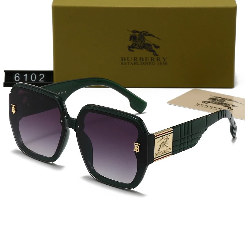 Burberry BE4291 Shield Sunglasses White Frame Grey Lens