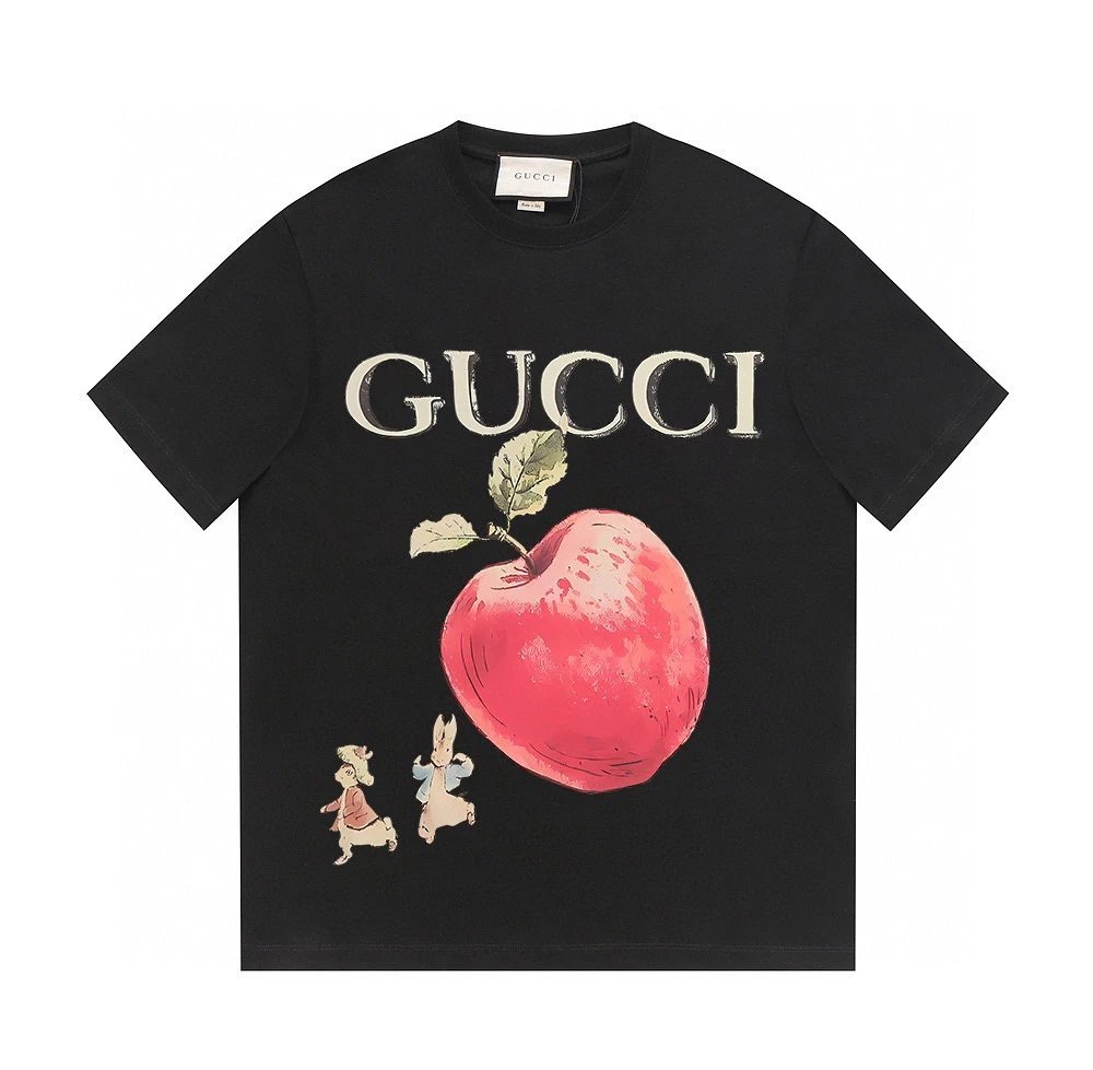 Gucci Peter Rabbit Apple Tee Black