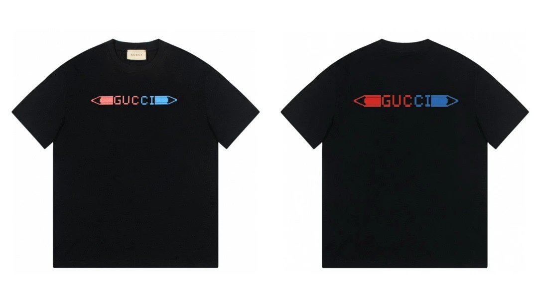 Gucci Interlocking GG Swirl Logo T-Shirt Black