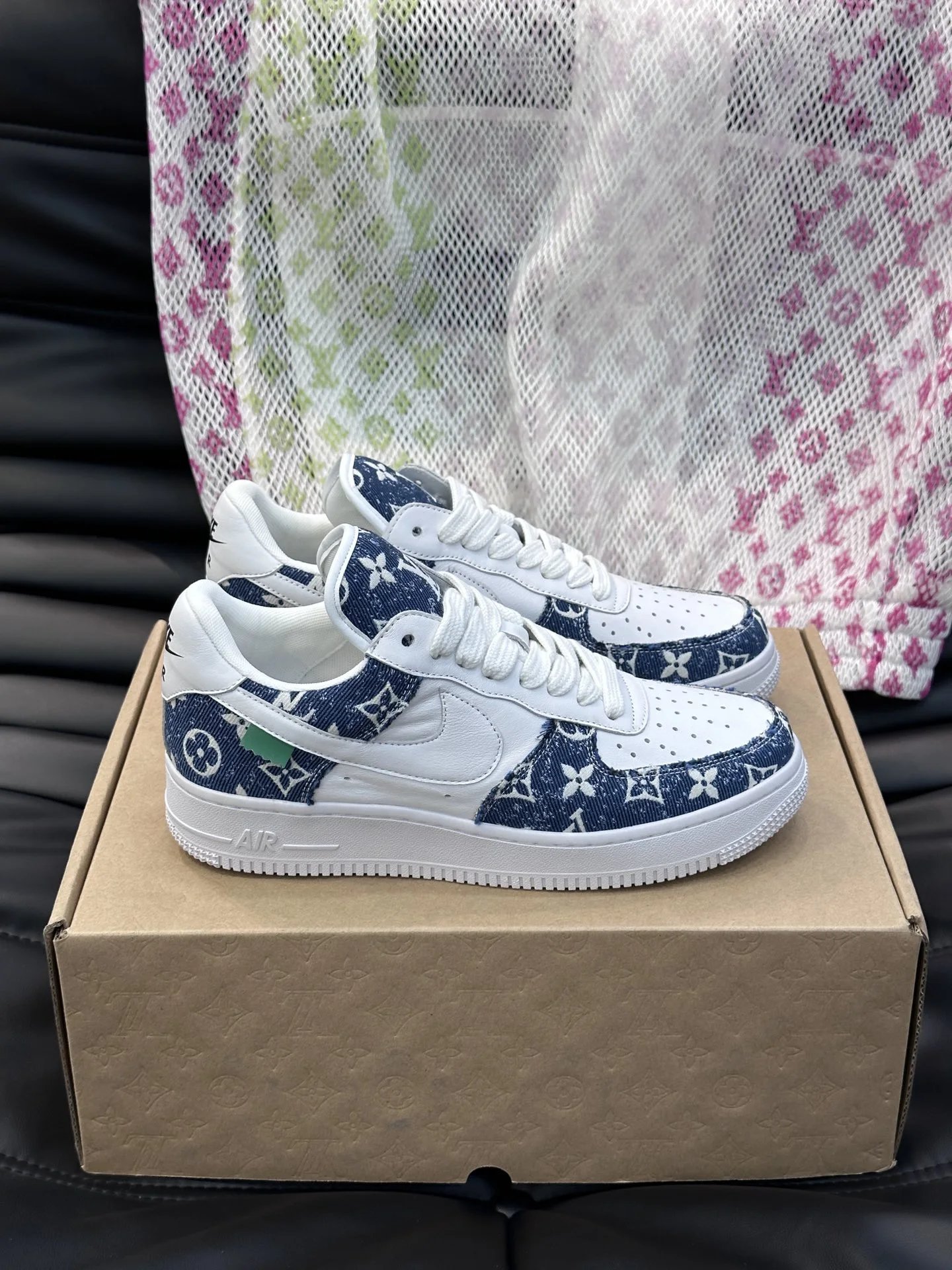 Nike x Louis Vuitton Air Force 1 Low White Denim