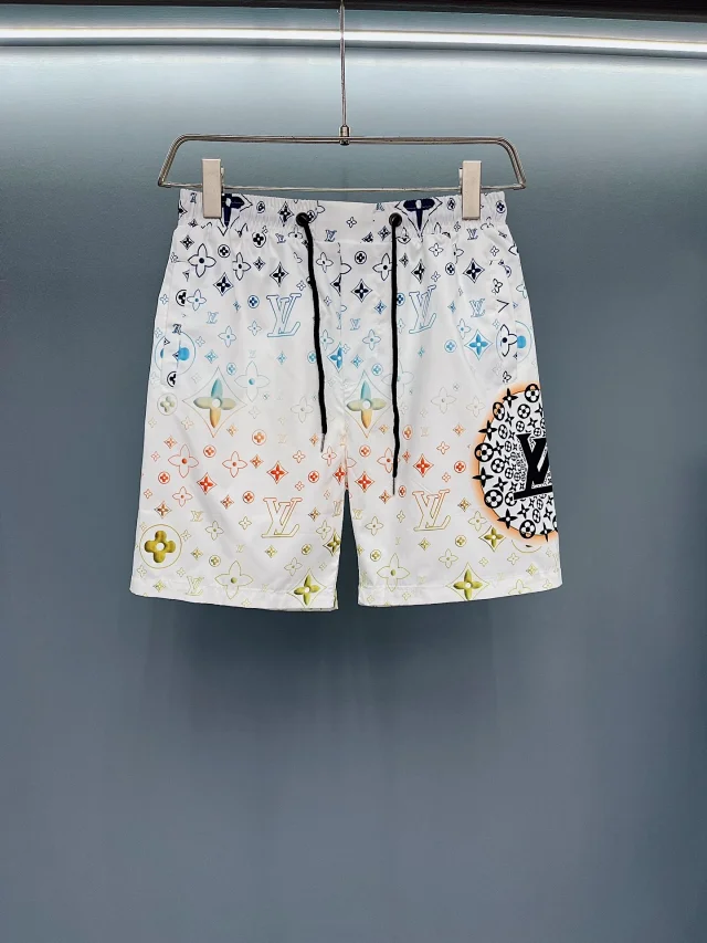 Louis Vuitton Shorts Monogram Print Drawstring product detail image 3