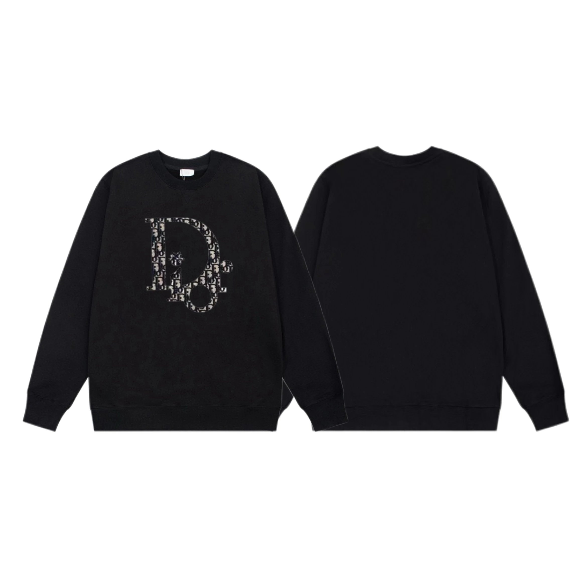 Dior Oblique CD Logo Sweatshirt Black