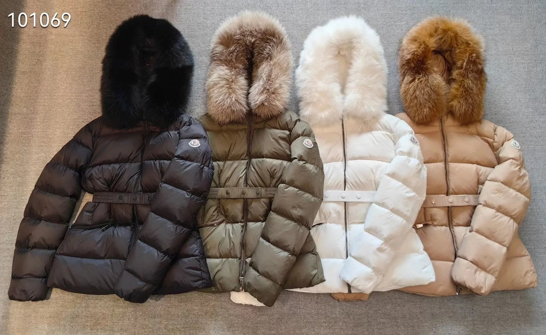 Moncler MAYA Down Jacket with Detachable Fur Hood 