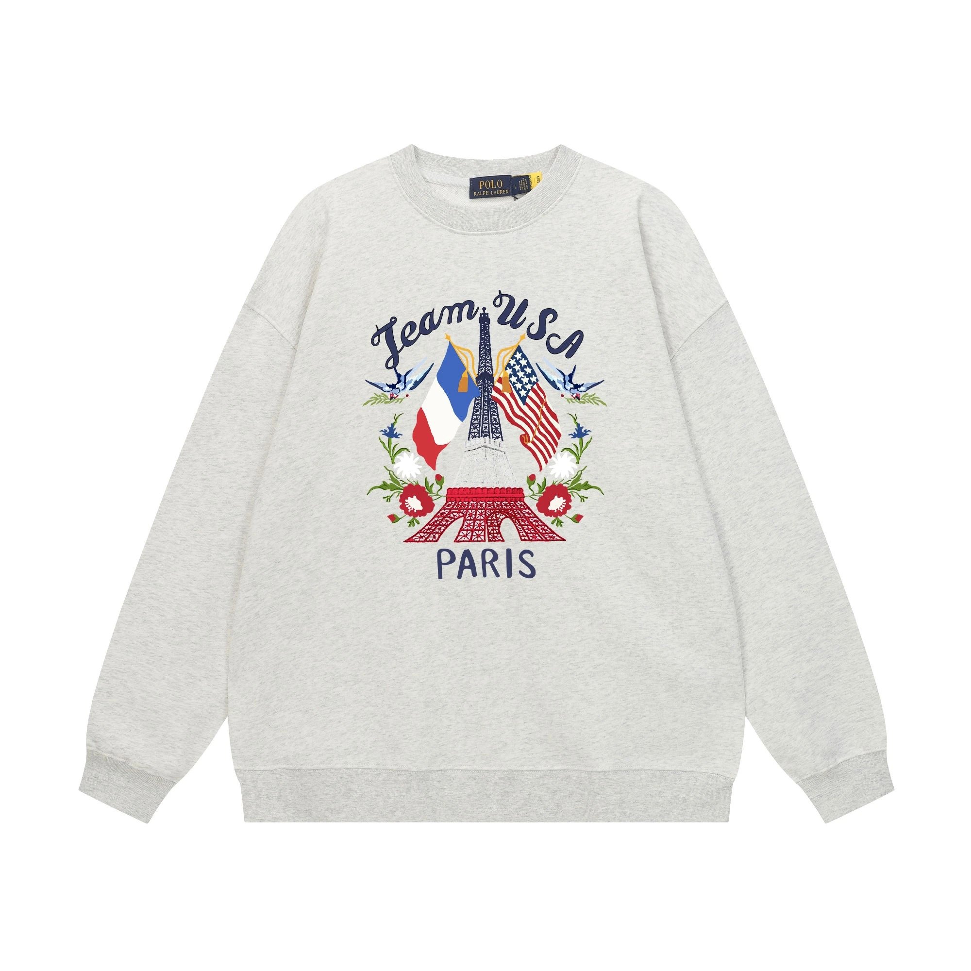 Polo Ralph Lauren Teddy Bear Graphic Navy Sweatshirt Hoodie - 8