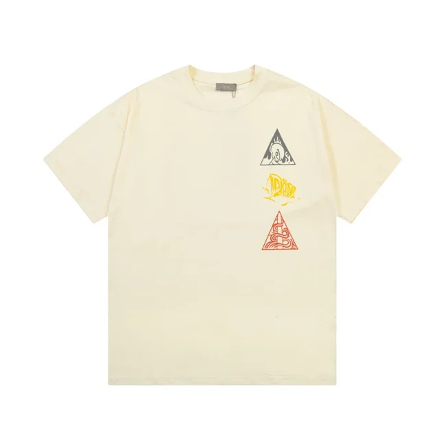Dior T-Shirts Short-sleeve graphic logo T-shirt product detail image 4