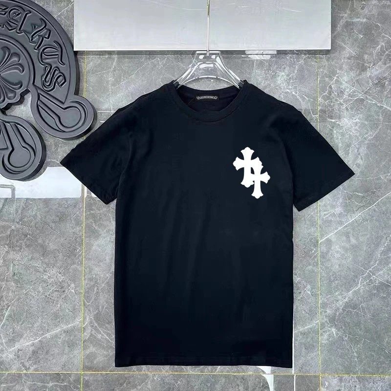 Chrome Hearts Double Cross Tee - Black/White