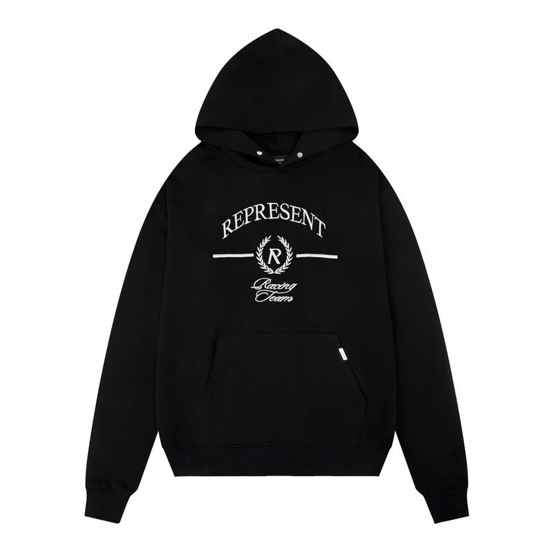 Represent Vintage Pin-Up Graphic Hoodie Black - 7