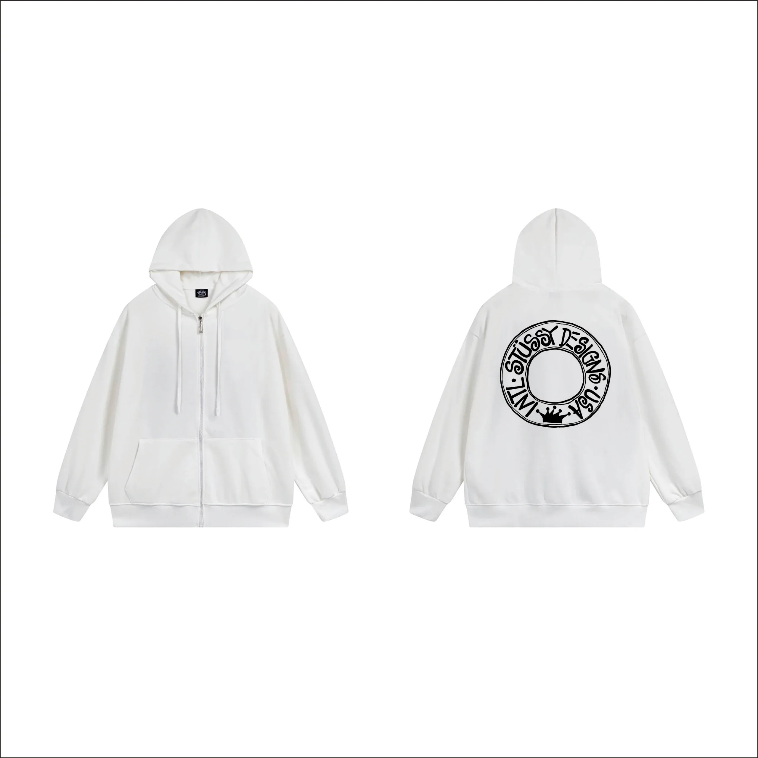 Stussy Sudadera con Cierre