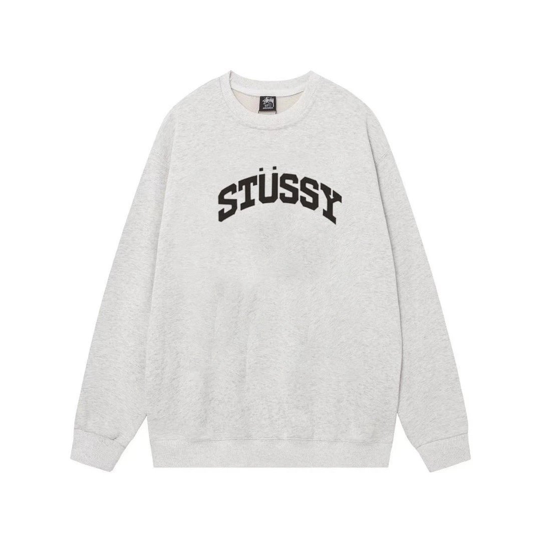 Stüssy Arch Logo Sweatshirt Grey