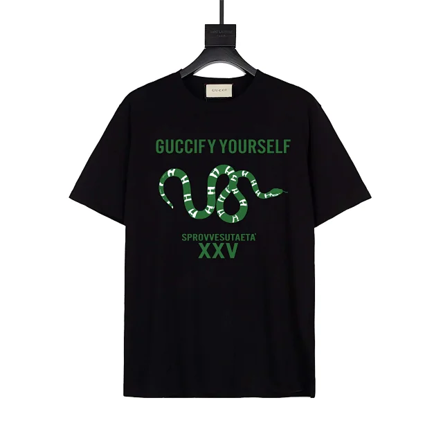 Gucci T-Shirts Guccify Yourself Snake Graphic product detail image 4