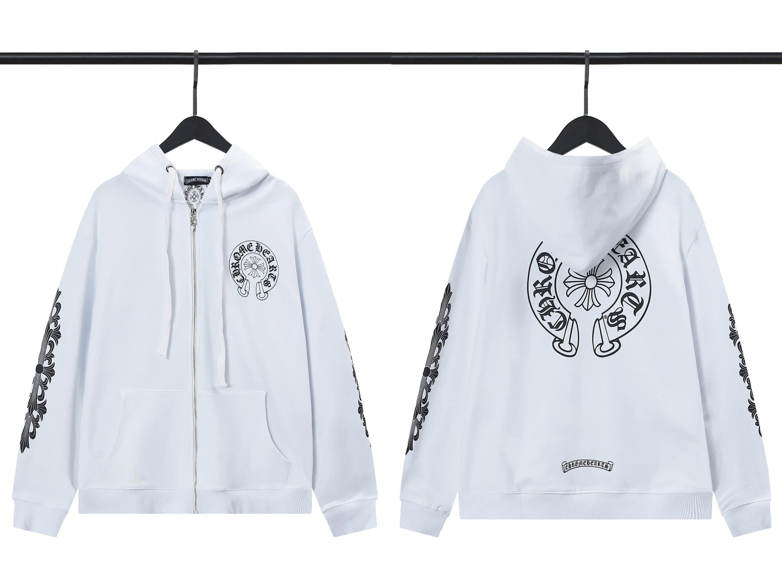 Chrome Hearts Sudadera con Cremallera