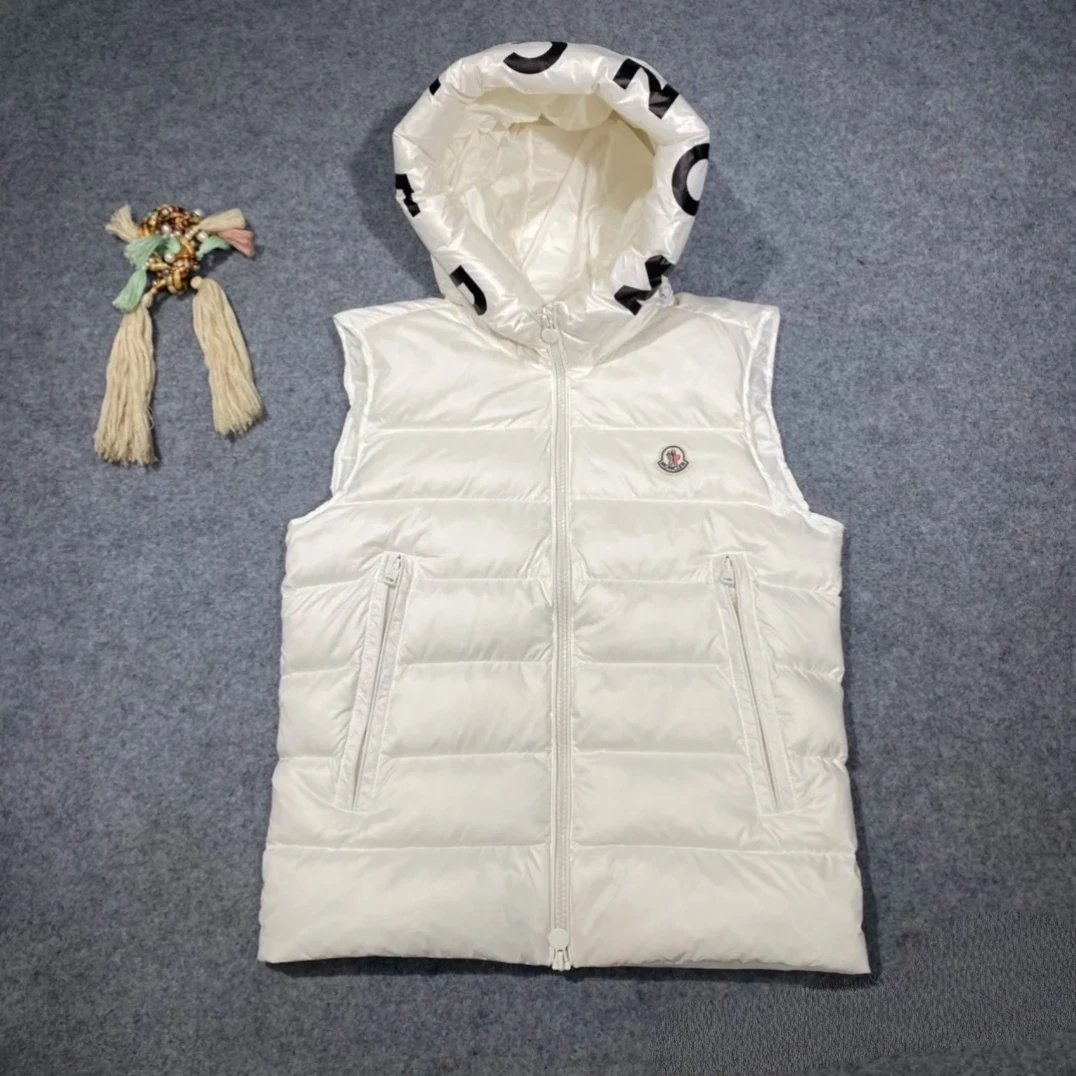 Moncler Hooded Down Vest Black Outerwear.vest - 7