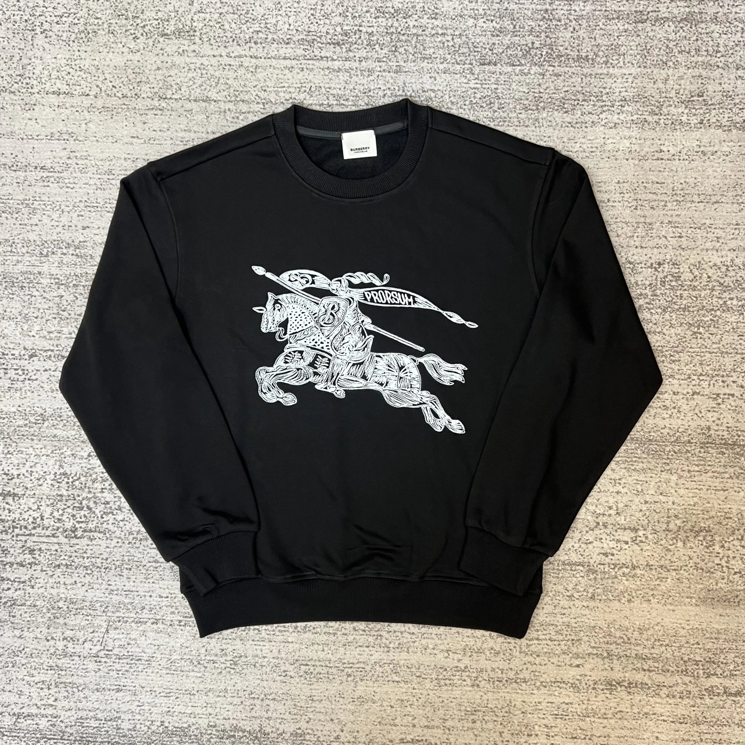 Burberry Thomas Bear Graphic Sweatshirt White Sweater - 16