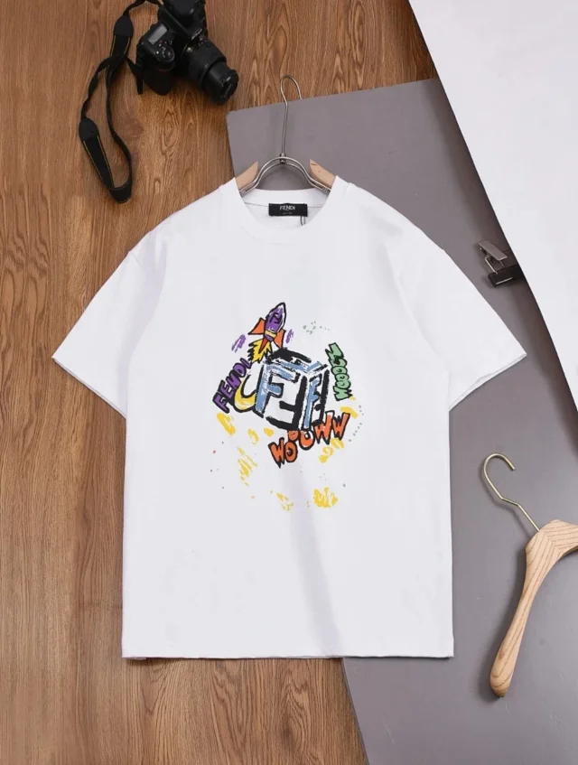 Fendi T-Shirts Graphic Print product detail image 5