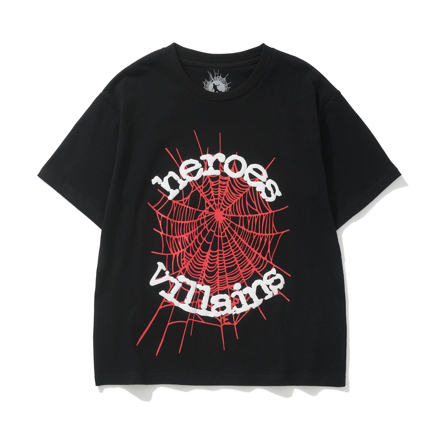Sp5der Heroes Villains Web Tee Black Red