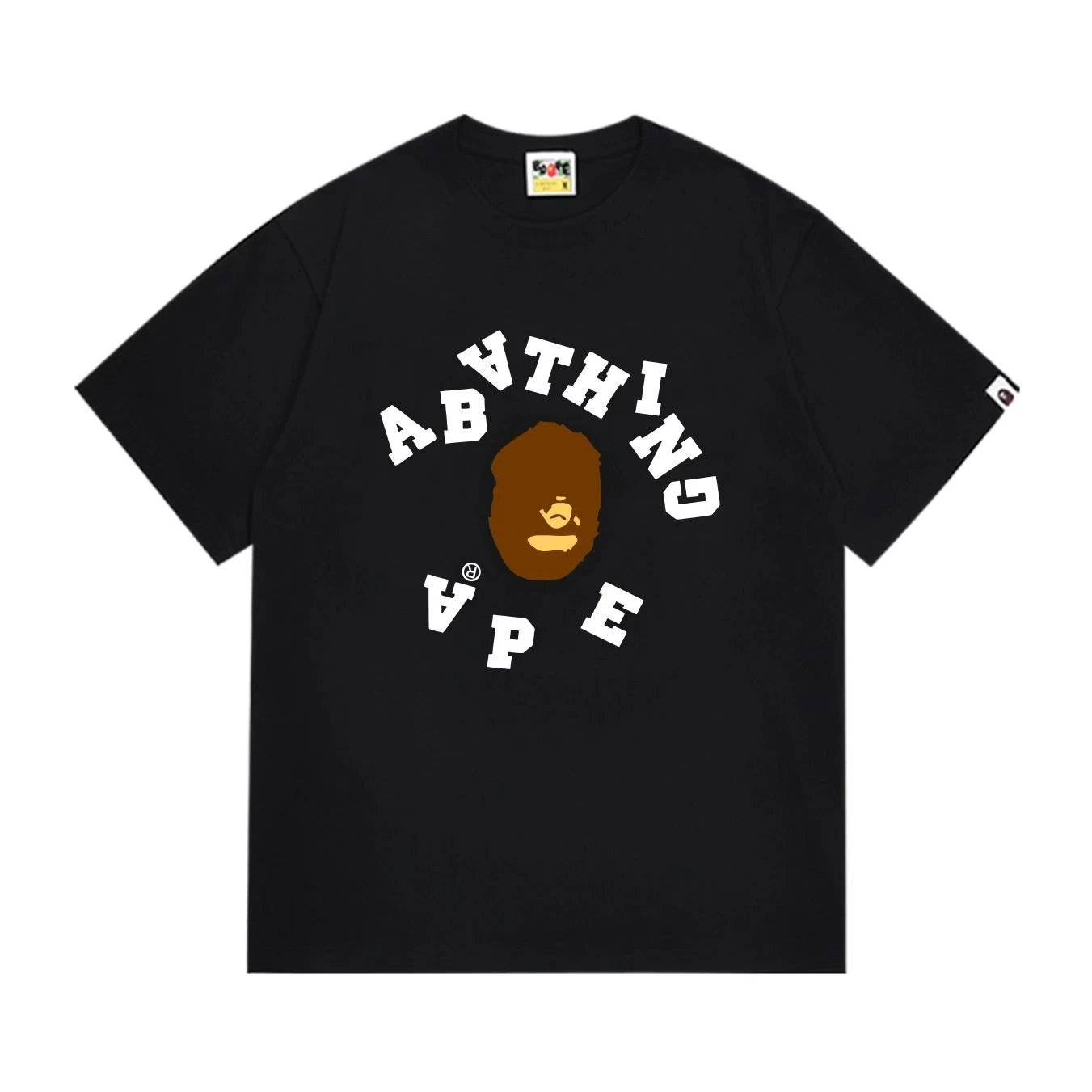 BAPE Crazy A Bathing Ape Tee Black